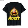 Hoist The Cone Funny Traffic Construction Worker Meme Style Tshirt For Men Women 100 Cotton T Shirts Short Sleeve Tops 04133