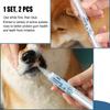 2x Pet Tooth Pen для собак и кошек для очистки зубов от зубного камня, удобная для путешествий, простая в использовании чистка зубов и десен домашних животных