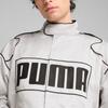 Puma Archive Relaxed Seasonal Fashion Versatile Casual Racing Jacket Unisex Jacket Glacier-Gray 629914-61