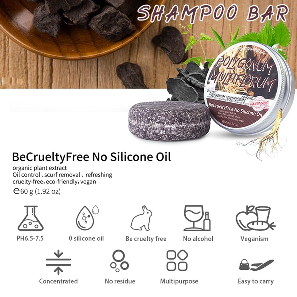 Шампунь Мыло Растительные Экстракты Твердый Шампунь Шампунь-Бар Контроль Жирности/Гладкость/Укрепление Корней Волос/Питание/Удаление Перхоти