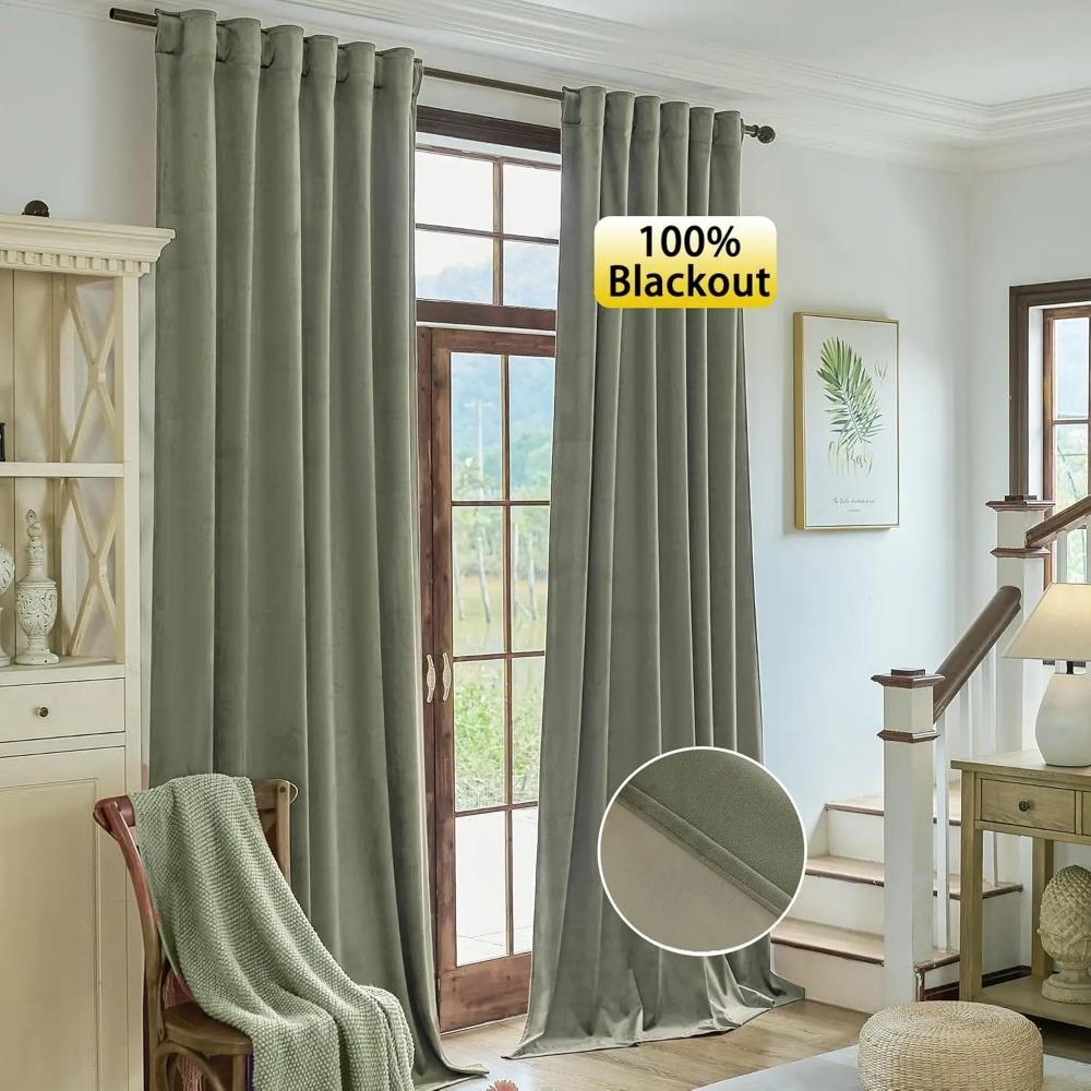 310 см высота индивидуальный заказ 100% затемняющие бархатные шторы для гостиной окна шторы для спальни портьеры однотонные шторы