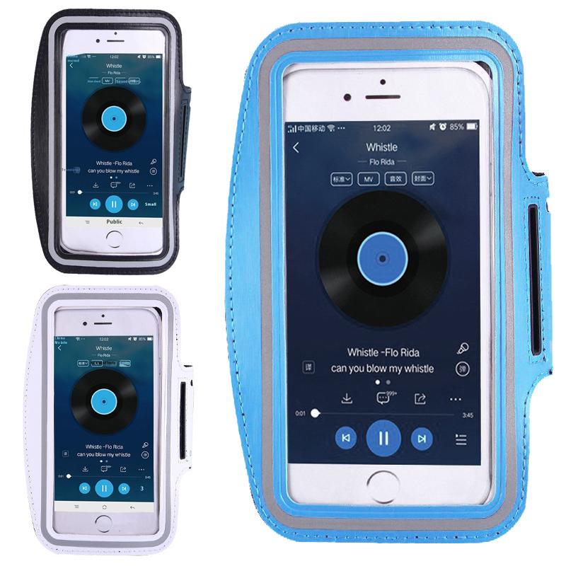 Running Armband For iPhone 17 16 15 14 13 Samsung S26 S25 S24 S23 With Card Slot Key Pockets Sports Arm Bands Cell Phone Holder 6
