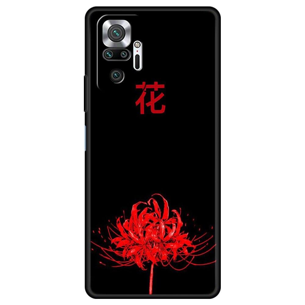 Чехол для redmi 9 9a 10 8t 9c k40 для Xiaomi Redmi note 11 10 9 pro 11T Чехол 8pro 7 9S 9T Funda Tokyo Ghoul Equinox Flower