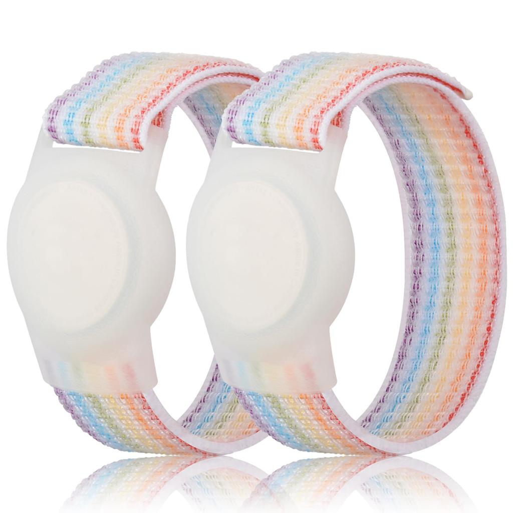 Kids Anti-Lost Adjustable Nylon Wristband Protective Holder, Bracelet Compatible with Location Tracker