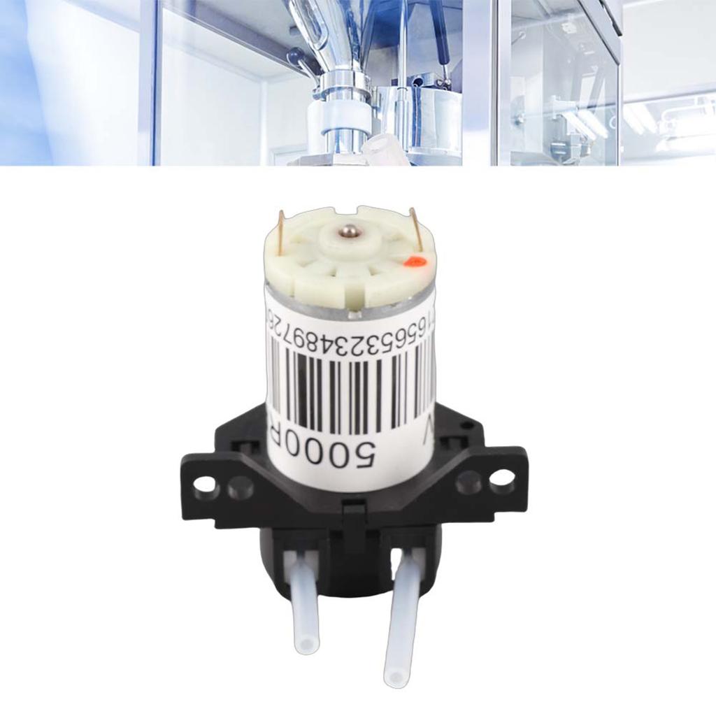 6V ature Silent Peristaltic Pump Titration Self Priming Pump (Right Angle Black)