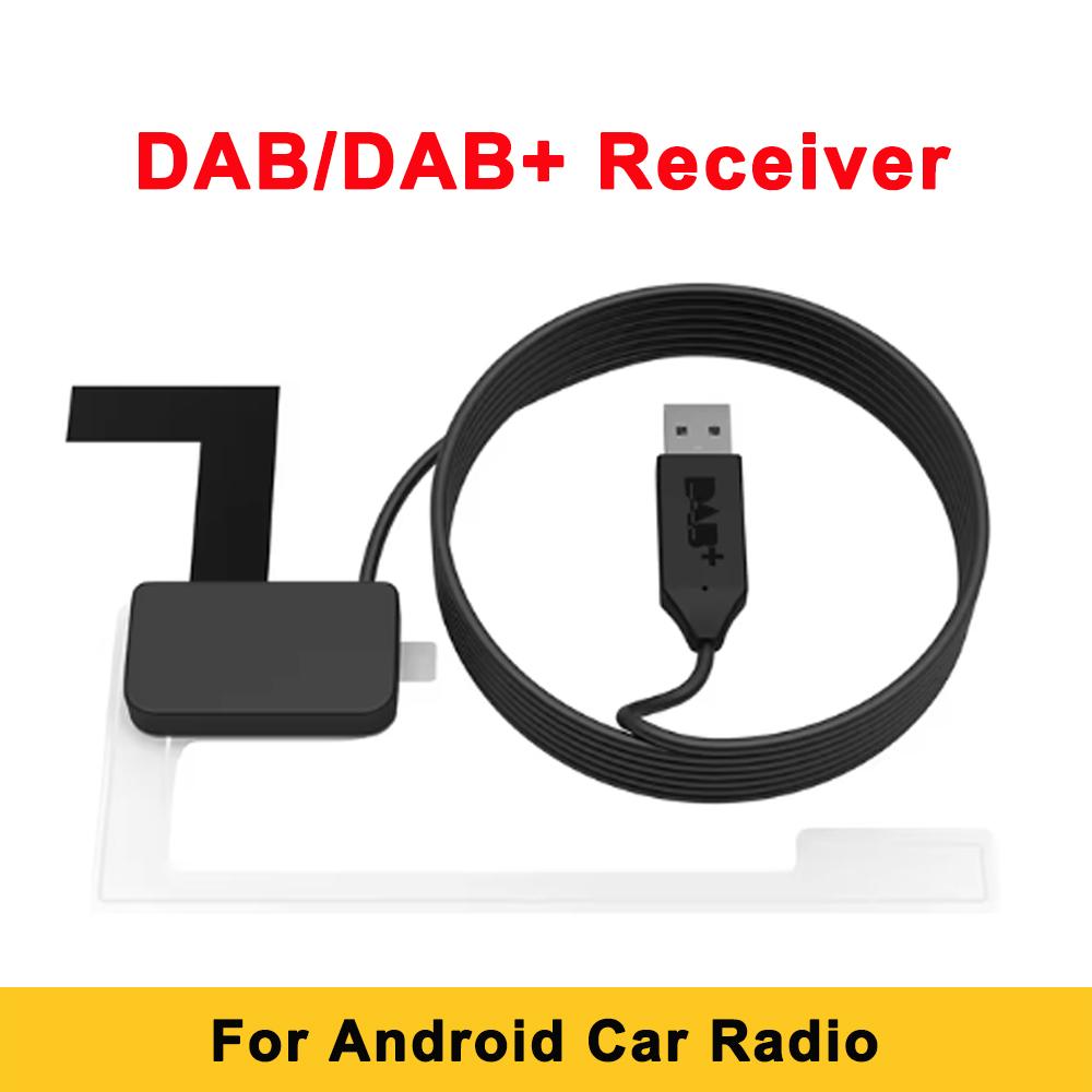 НОВЫЙ Автомобильный DAB+ Бокс Приемник Цифрового Сигнала DAB+ Приемник Антенна Антенна USB Интерфейс Портативный Для Android Автомагнитолы Стерео