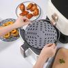 Air Fryer Liners Silicone Baking Tray Pad Non-Stick Round Reusable Mats Heat Resistant Steamer Liners for Kitchen Baking