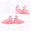 2 шт. Милая модель птицы фламинго, украшение для дома, ПВХ, настольное украшение, подарок