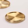 Metal Brass Coaster Heat Resistant Cup Tray Tables Centerpieces Decorations Cup Mats  Coffee Tables