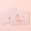Ins Decoration Letter Paper Foldable Cartoon Greeting Card Blessing Thank Envelope  New Year Gift