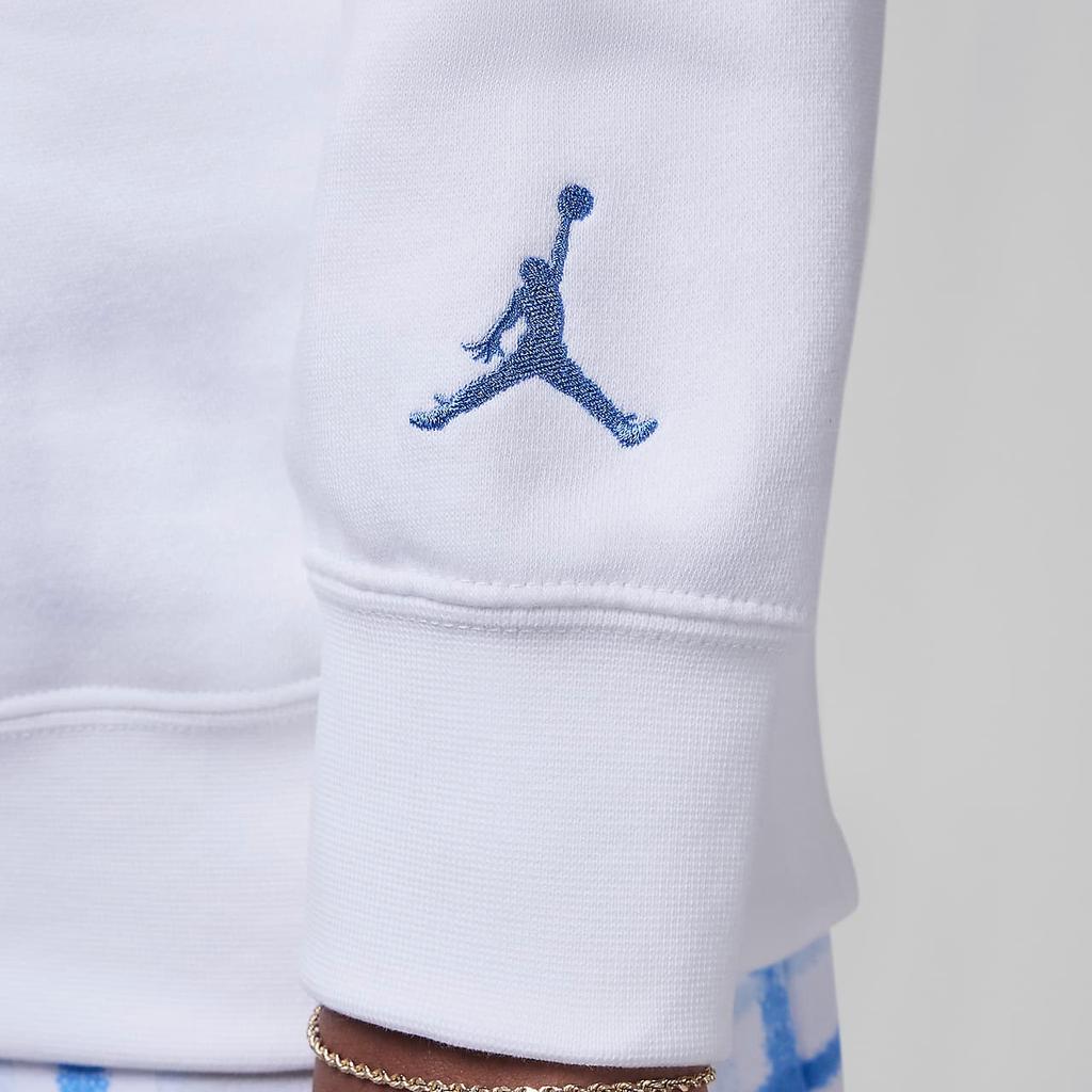 Jordan Свитшот Brooklyn Essentials из флиса с круглым вырезом Детский свитшот Белый HQ7091-100