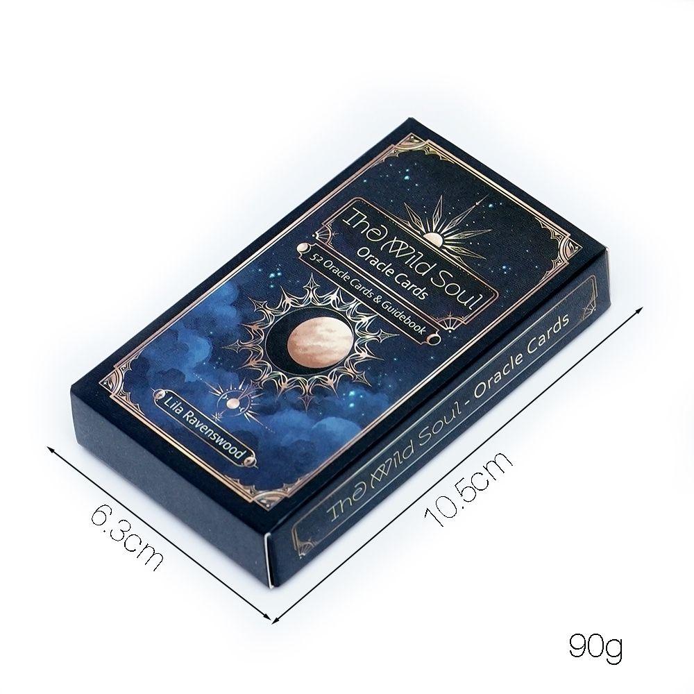 10,5*6,3 см Оракул «Дикая Душа» - Колода из 52 карт с мудростью животных - Духовное руководство и инструмент для медитации для начинающих и экспертов