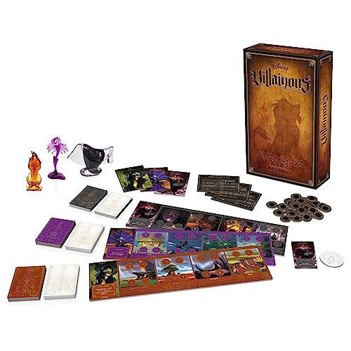 Ravensburger Расширение 2 для настольной игры «Злодеи Диснея» - Злодеи готовы - 27530 4, Возраст 10+ [Настольная игра, Игра для вечеринки, Игра Диснея, Подарок] (Один
