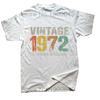 Summer Made in 1972 Limited Edition Birthday Gift Mens Short Sleeve Tshirt Cotton Graphic T Shirts Tees Tops Streetwear Men