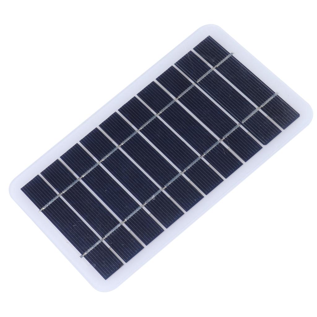 2W 5V Polycrystalline Silicon Solar Panel Outdoor Solar Battery Charger Mobile Power Supply for Charging Mobile Phone