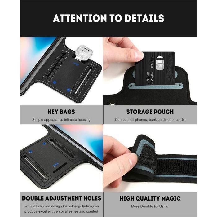 Brassard Sport pour Redmi Note 15 Pro Plus - Note 14 Pro - Note 13 / Pro - Note 12 - Brassard de Course Etanche