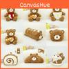 Plush Bread Bear Toy Animal Stuffed Doll Bedroom Decoration Kids Gifts Cute