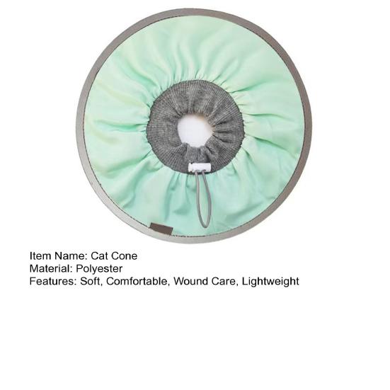 Водонепроницаемый ошейник для восстановления кошек, защитный ошейник для кошек после операции, чтобы остановить облизывание и царапание, регулируемый мягкий конус для ухода за ранами