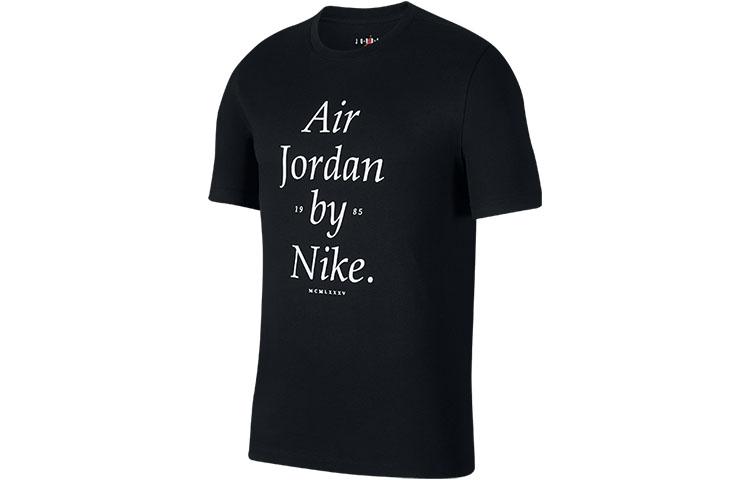 Jordan Футболка с втачным рукавом мужская черная AQ3761-010