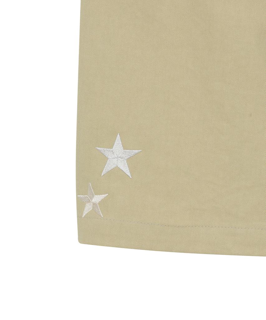 BAUF Star Symbol Bermuda Pants [Beige]