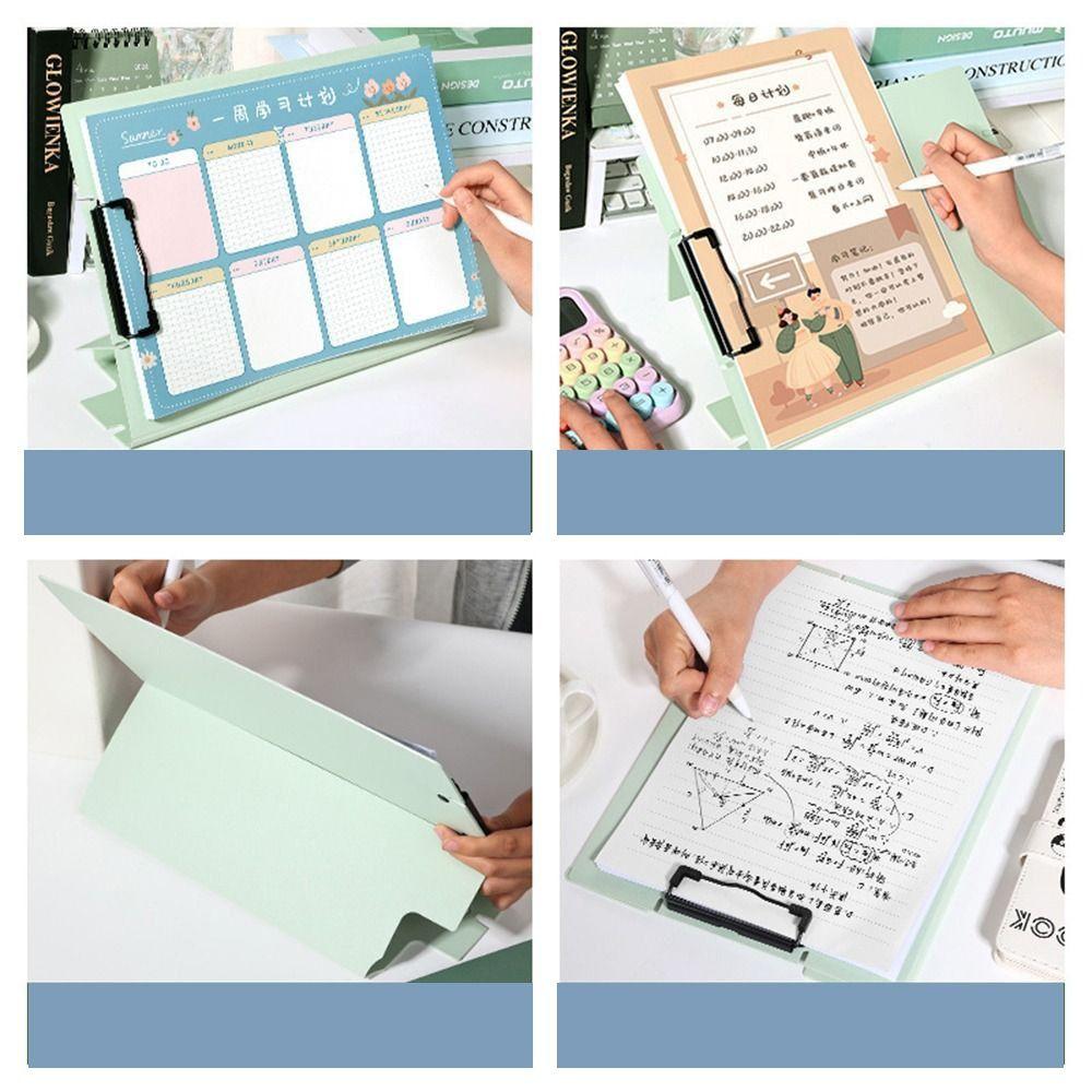 Подставка для бизнес-блокнота, папка для файлов, складной буфер обмена, папка с зажимом для доски формата А4, портативная подставка для бумаги, студенческая подставка
