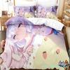3D Аниме Honkai Impact 3rd Постельный комплект Принтованный Декоративный 2/3 предмета Комплект пододеяльника Постельное белье Покрывало Домашний Для Взрослого Ребенка Подростка