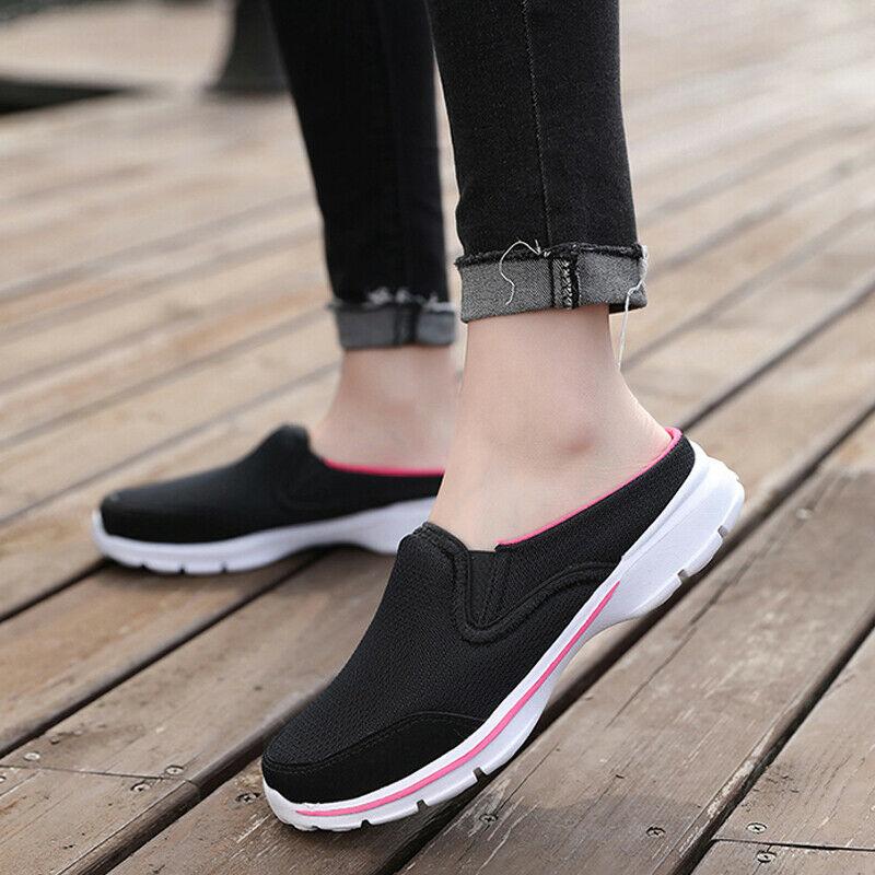 Men Breathable Mesh Slippers Premium Walking Shoes Casual Anti-slip Comfortable Platform Sandals Plus Size For Women And Man