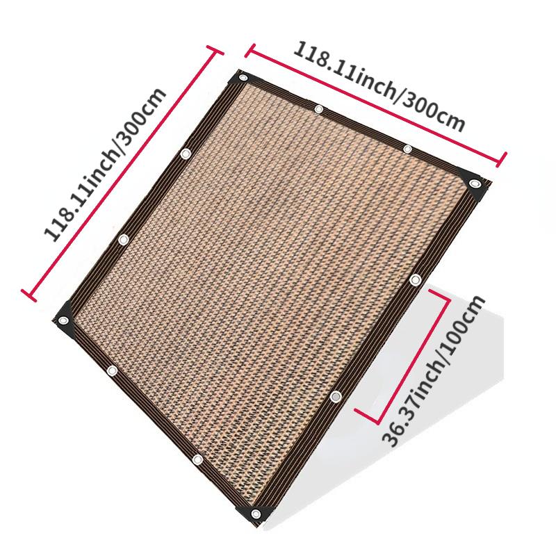 Outdoor Patio Sun Shade Sail Rectangle Garden Sunshade Net Garden Balcony Net Summer Anti-UV Sun Shelter Awning Car Canopy