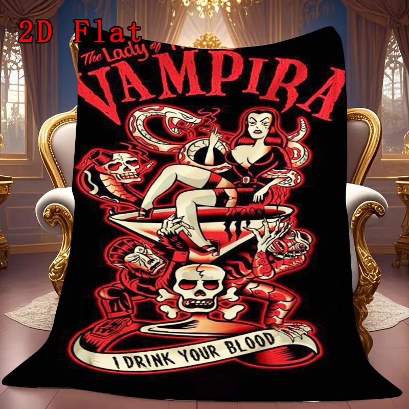 Dark Queen rug 2D Flat Pattern Flannel Blanket High quality All Seasons Warmth and Comfort Perfect for Christmas Gifts.