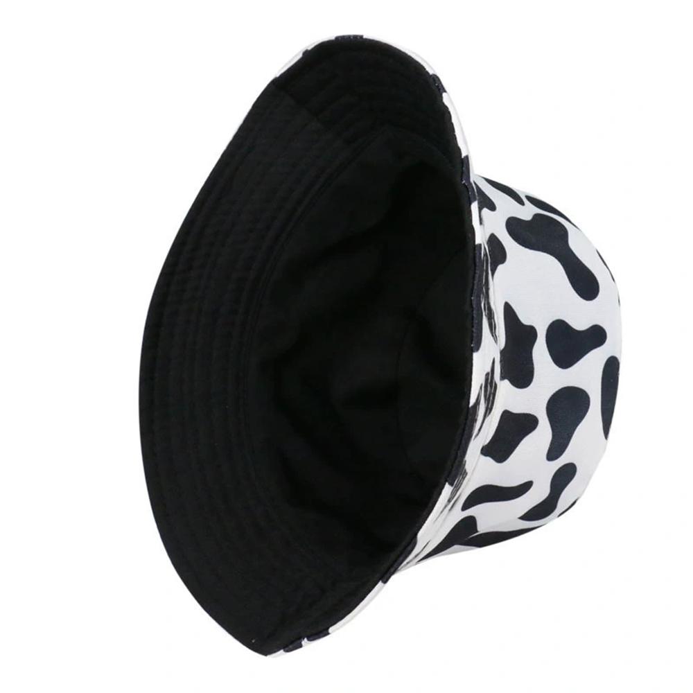 Sweet Animal Fisherman Cap Giant Cow Bucket Hat for Men and Women