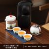 Guofeng Qingshan teapot set gift portable hand-held pot storage bag one pot four cups annual meeting gift commemoration