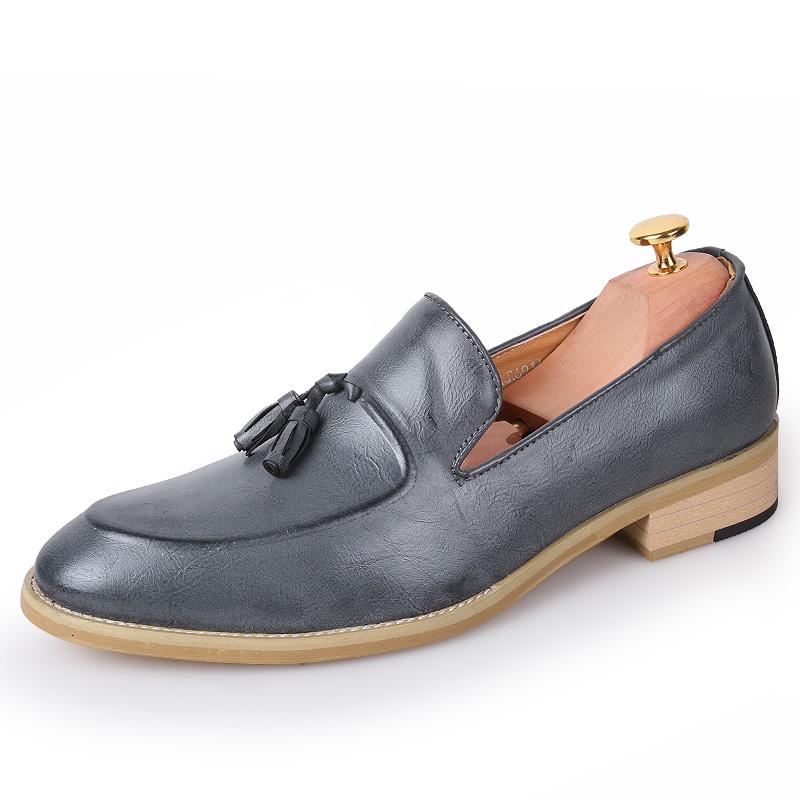 Классические мужские туфли в стиле ретро, официальная обувь для вечеринок, кожаные свадебные туфли, мужские туфли на плоской подошве для вождения, элегантные мужские мокасины с кисточками