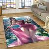 Мультяшный персонаж Сексуальное кружево Девушки Милый Аниме Ковер Коврик для Спальни Гостиной Дома Украшение Дивана, Большой Декор Напольный Коврик Подарок