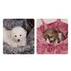 Small Cat Winter Bed Dog Sleeping Mat Pet House Mat Soft Thickened Plush Cushion Cat Bed Warm Open Bed Dogs Supplies