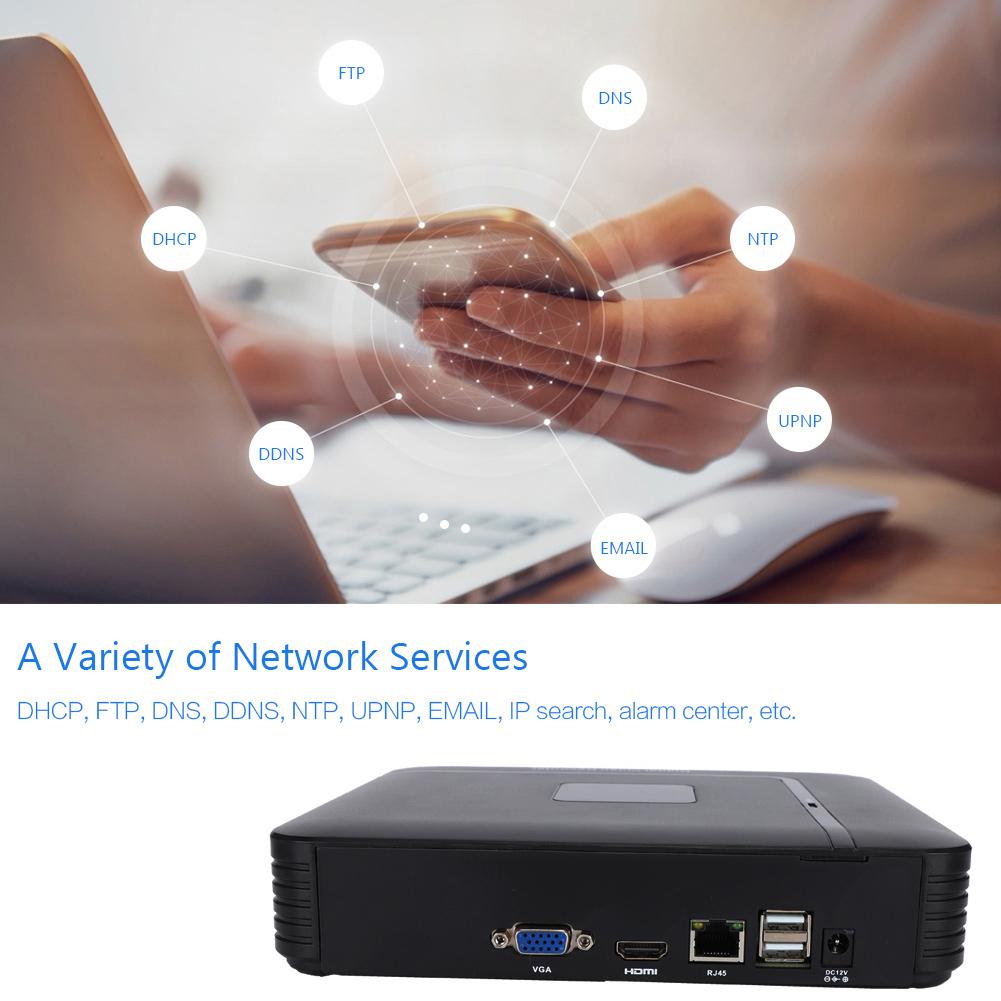 8-канальная Full HD CCTV NVR 1080P сетевая камера для системы безопасности IP-регистратора