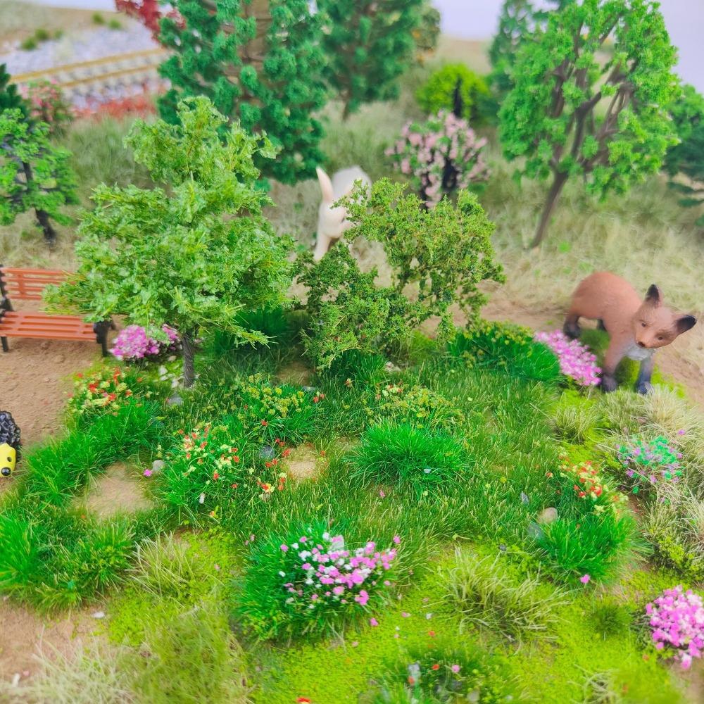 Realistic Simulation Grass Block 5mm Irregular Grass Building Sand Table Turf Building Models