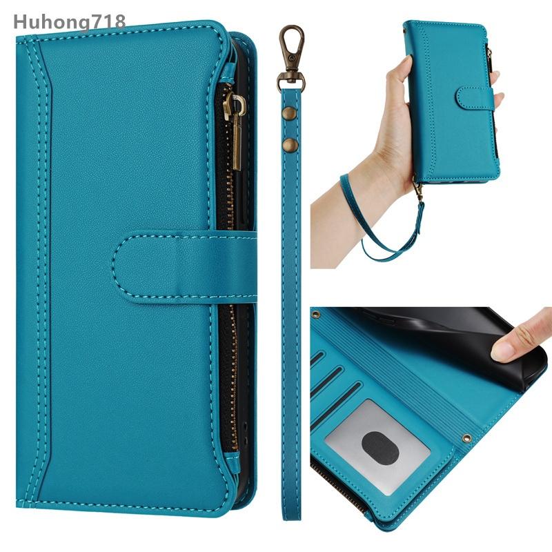 Кожаный чехол на молнии для Redmi 6 7 8 9 Power 10 Prime Plus 2022 11 12 13 6A 8A 9T 9A 9i 9C Nfc 9AT 10A 10C 10X 11A 12C 13X 4G 5G Обложка-кошелек Чехол