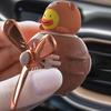 Автомобильный освежитель воздуха Крепление в вентиляционное отверстие Вращающийся пропеллер Мультяшная утка Кролик Пилот Тип клипсы Мини Автомобильный диффузор ароматерапии Вентилятор в воздуховод Автомобиль