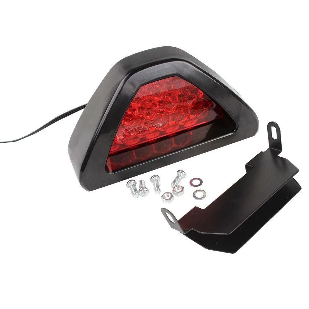 Accessories F1 Style Sporty Triangle Brake Signal Lamp Stop Light Third Brake Lamp Rear Fog Light