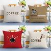 Cafe and Theater Casual Matching Pillow Case Printing Pillowcase Living Room Sofa Cushion Cover Bedroom Room Decor