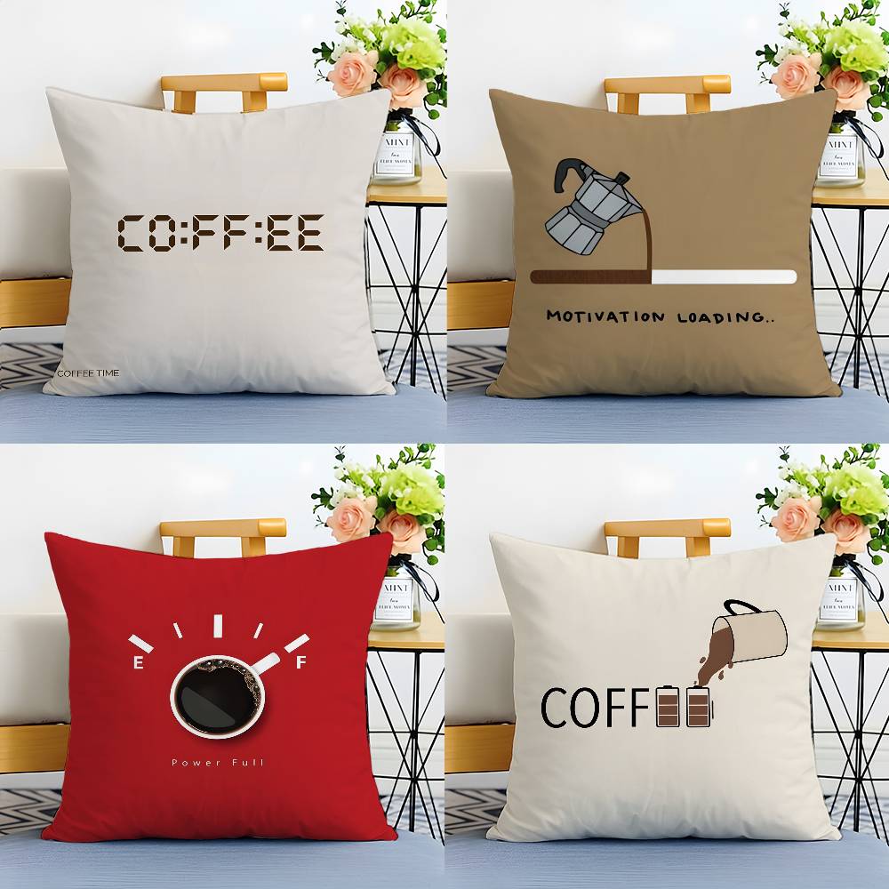 Cafe and Theater Casual Matching Pillow Case Printing Pillowcase Living Room Sofa Cushion Cover Bedroom Room Decor