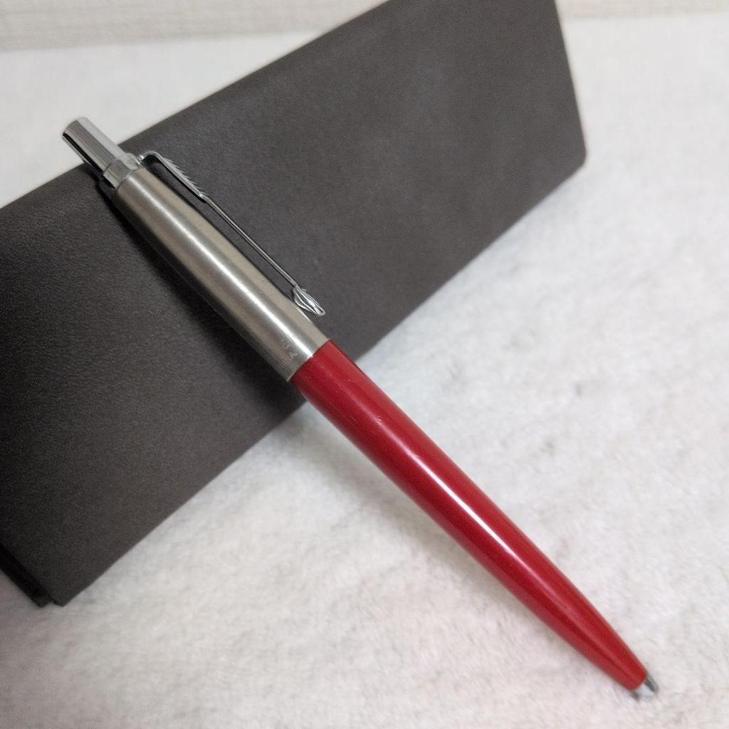 Used PARKER Ballpoint Pen Red
