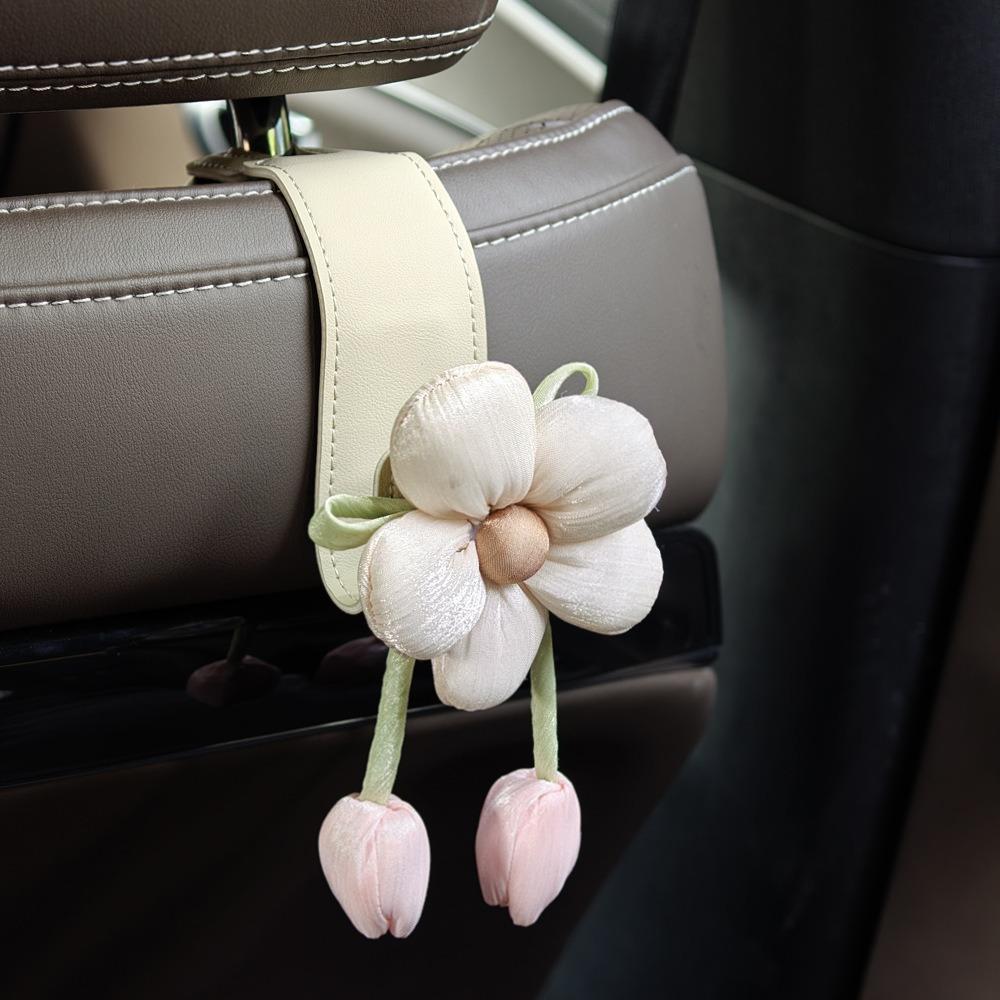 Leather Car Back Seat Hooks Portable Automotive Storage Hanger Car Hanging Hook Family Car