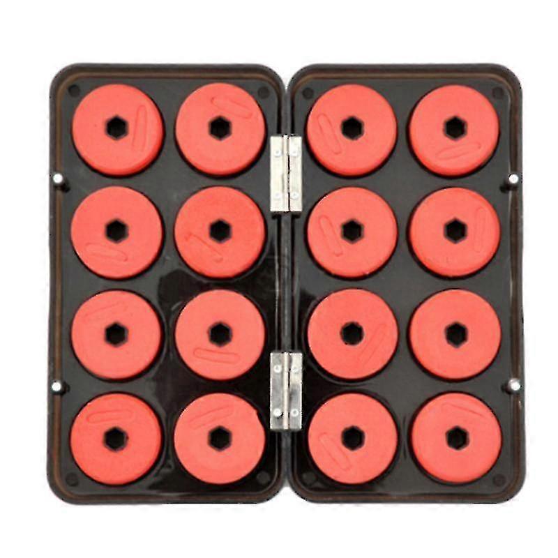16pcs Foam Spools Line Box Winding Board Fishing Line Shaft Fishing Lure Hook Rig - PJ
