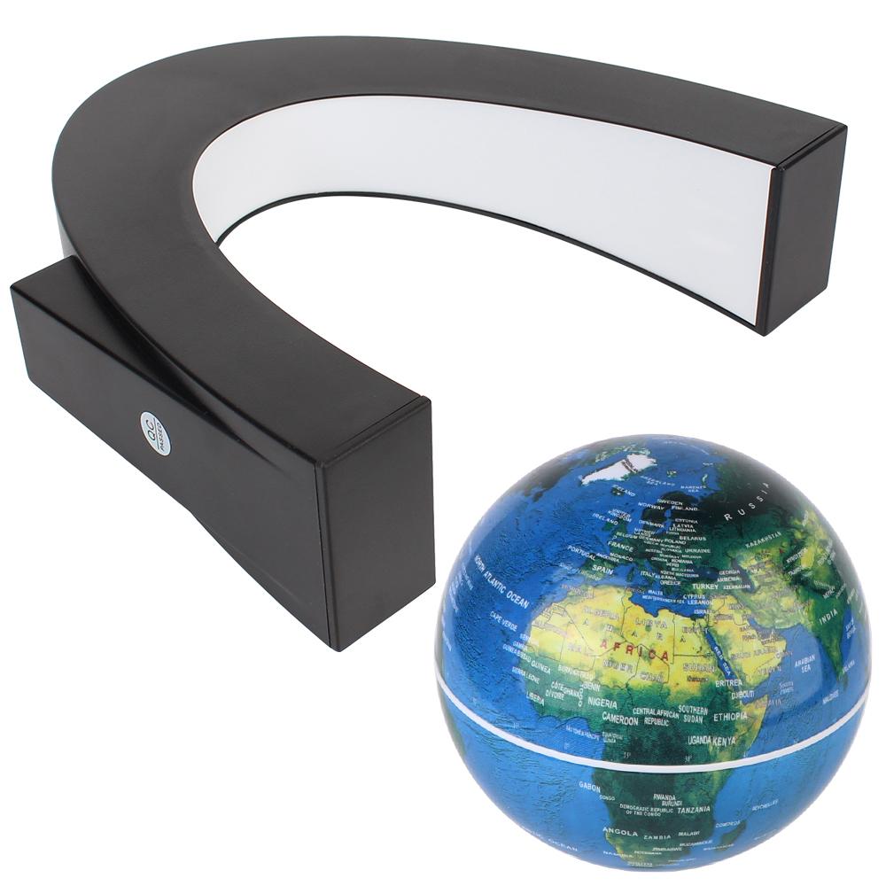 Birthday Gifts Novelty Ball Light Electronic Antigravity Lamp Floating Home Decoration Magnetic Levitation Globe LED World Map
