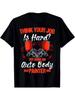 Men's Auto Body Painter Graphic T-Shirt - "for THINK Your Job Is Hard?" Slogan &