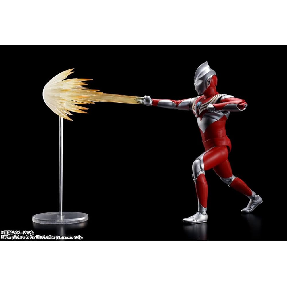 НАРОДЫ ТАМАШИИ SHFiguarts (Техника резьбы по настоящей кости) Ультрамэн Тига Силовой тип (Версия переиздания) приблизительно. 150-мм подвижная фигурка из окрашенного АБС-пластика и ПВХ