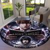 Death Note Round Area Rug Carpet Rug For Living Room Bedroom Sofa Playroom Decor Nonslip Floor Mat