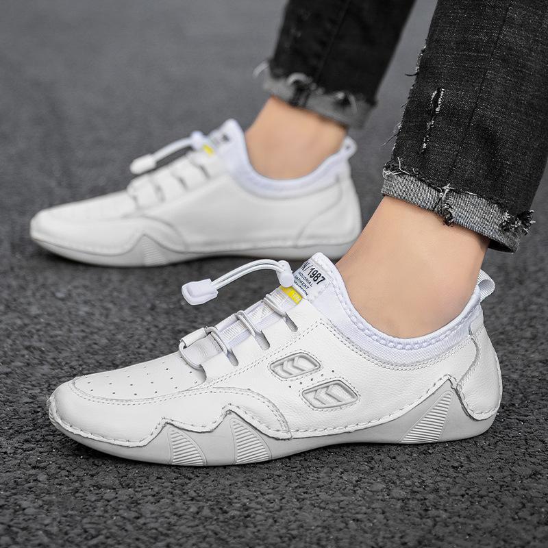 Spring New White Shoes Men's Sports Casual Shoes Summer Breathable Versatile Shoes Fashion Shoes