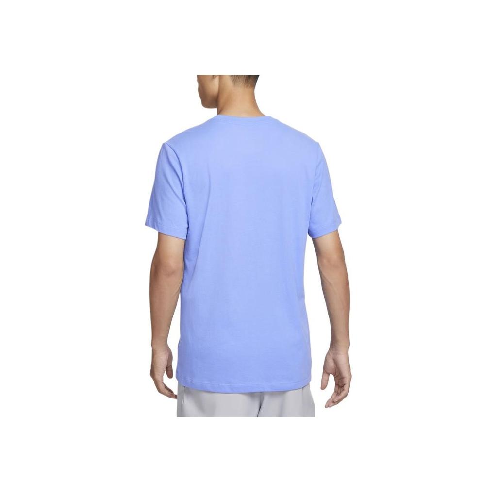 Nike Dri-Fit Мягкая Удобная Дышащая Быстросохнущая Футболка С Коротким Рукавом Мужские Топы Pulse-Blue AR6030-494